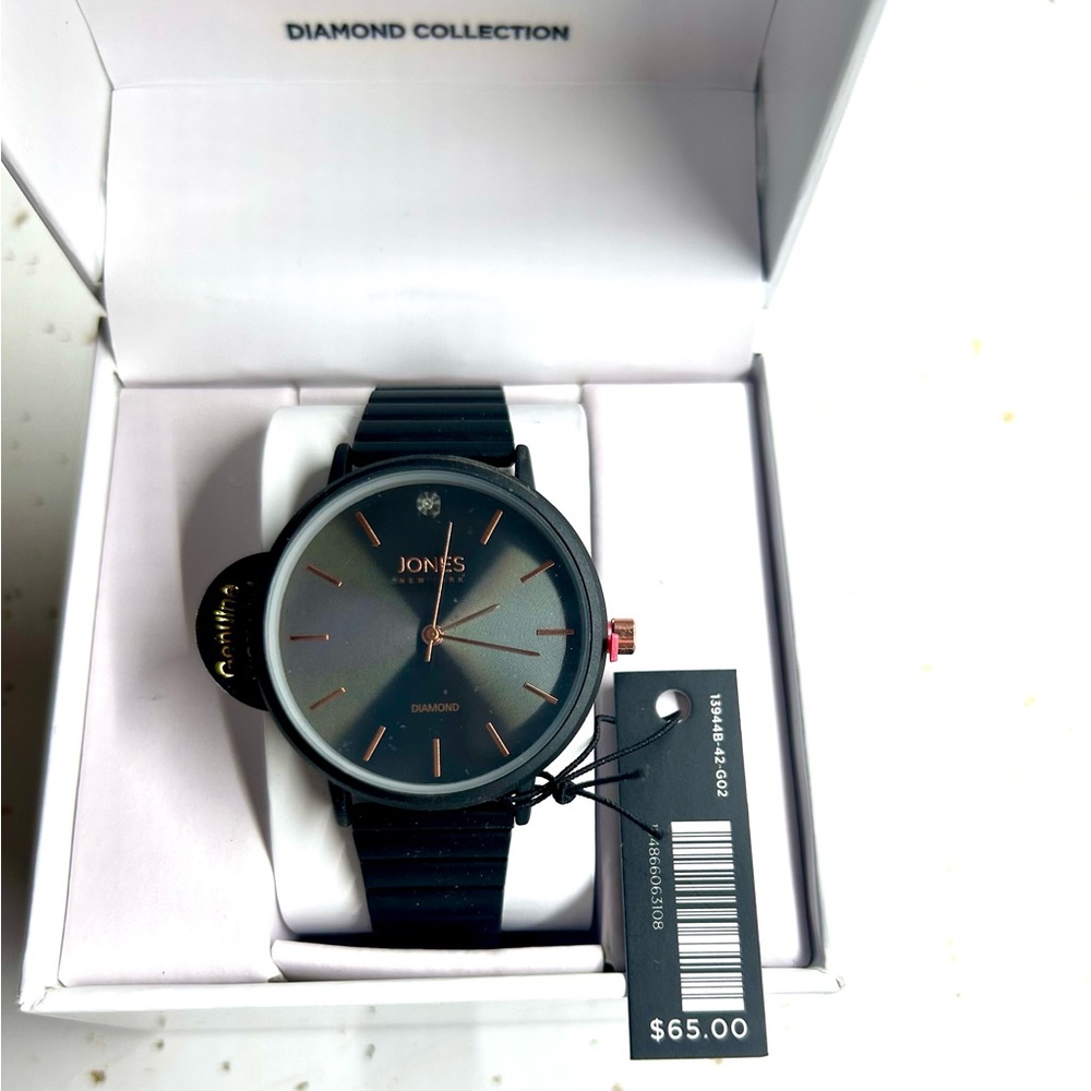 Jones Black Diamond Collection Watch